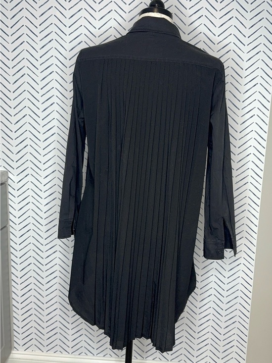 Comfy USA Tops - Comfy USA Black Tunic Blouse Pleated Back Tunic / Shirt Dress size Medium